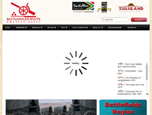 Tablet Screenshot of battlefieldsroute.co.za